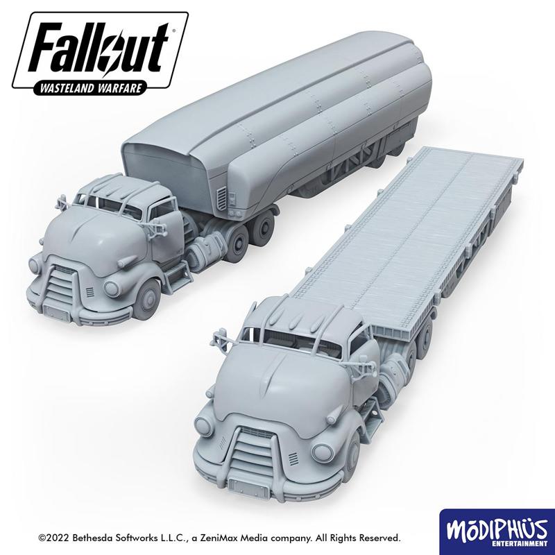 Fallout: Wasteland Warfare - Print at Home - Flatbed Truck