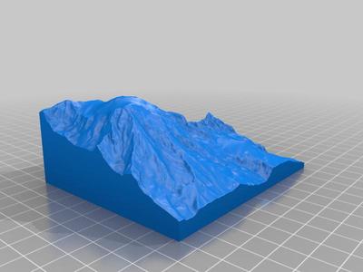 Mt. Rainier geographical terrain