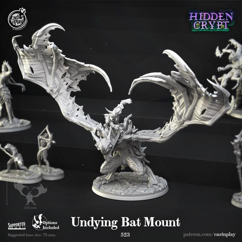 Undying Bat Mount (Pre-Supported)