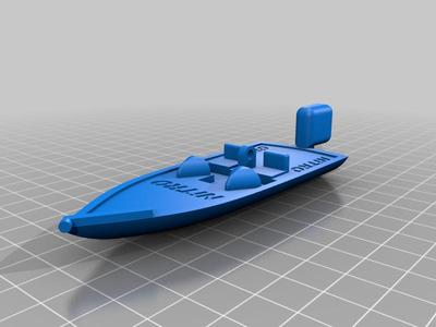 Bass Boat Ornament