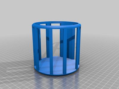 Clamp cup holder