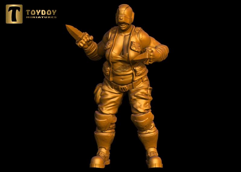 SCI-FI Miniature women soldier (Model 29)