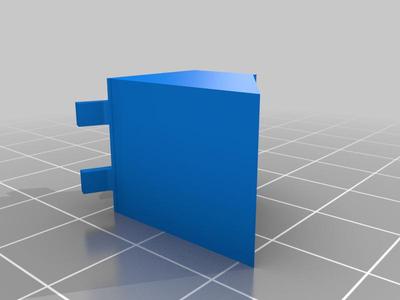 Double pronged Pilaster Shelf support Clips
