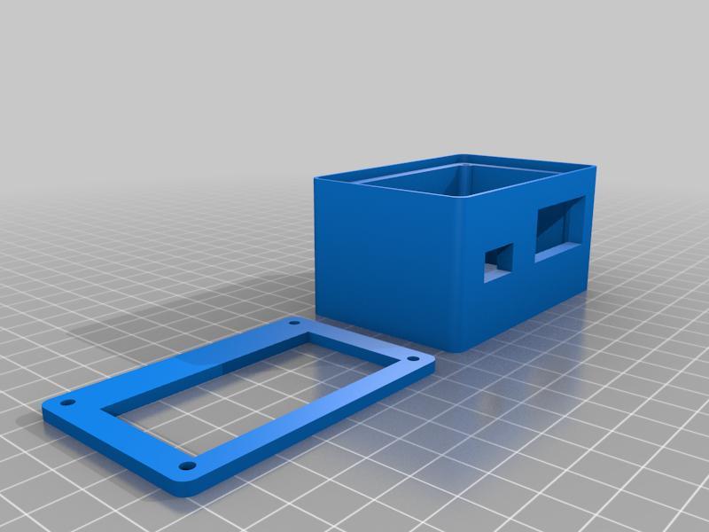 Pwnagotchi case with external antenna, GPS, PiSugar2 battery and bike support