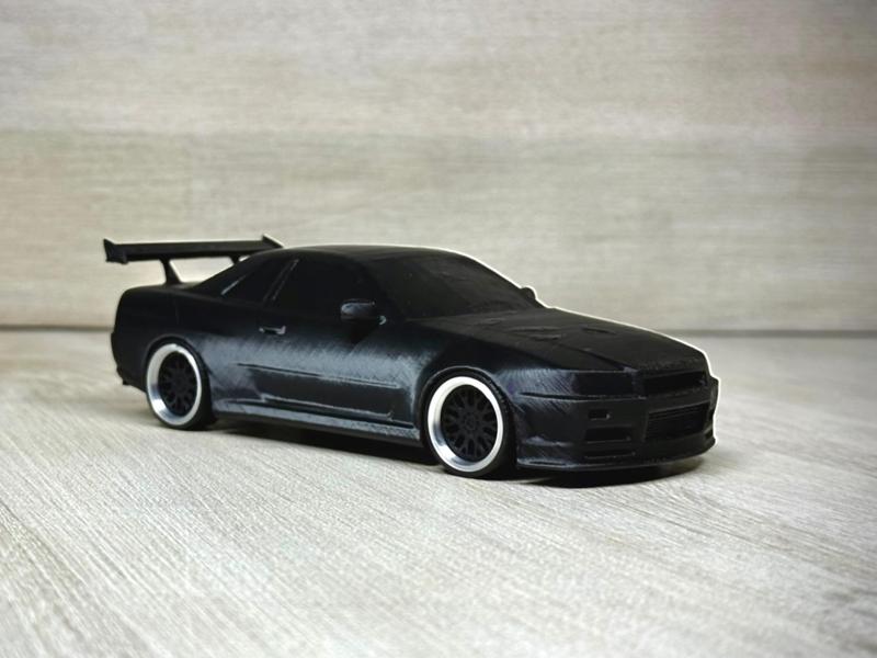 Nissan Skyline R34 GT-R Car model!