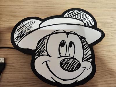 Mickey Mouse drawn Light Box
