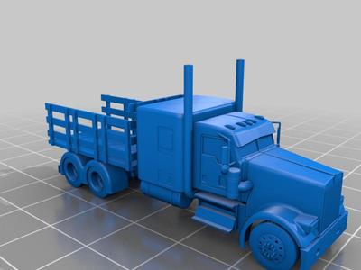 N Scale kenworth with stake bed