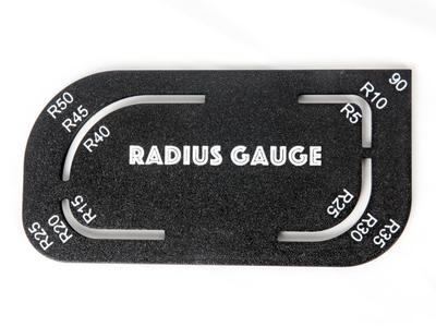 Radius gauge Template