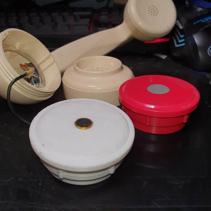 Microphone capsule to GPO 21/A adaptor