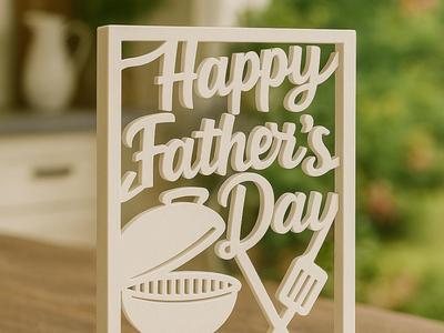 Fathers Day Card - Grilling