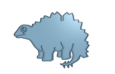 Stegosaurus cookie cutter