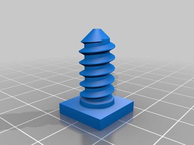 Screw and Nut Test with 0.2mm tolerance