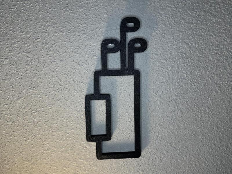 Golf Bag Wall Art