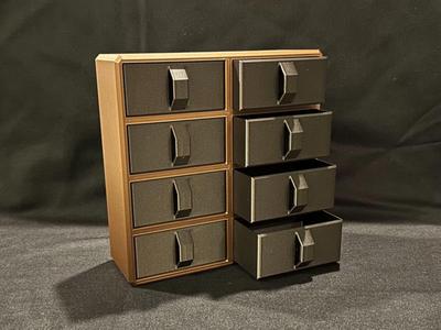 Square 8 Drawer Trinket Box - Small Parts, Etc...