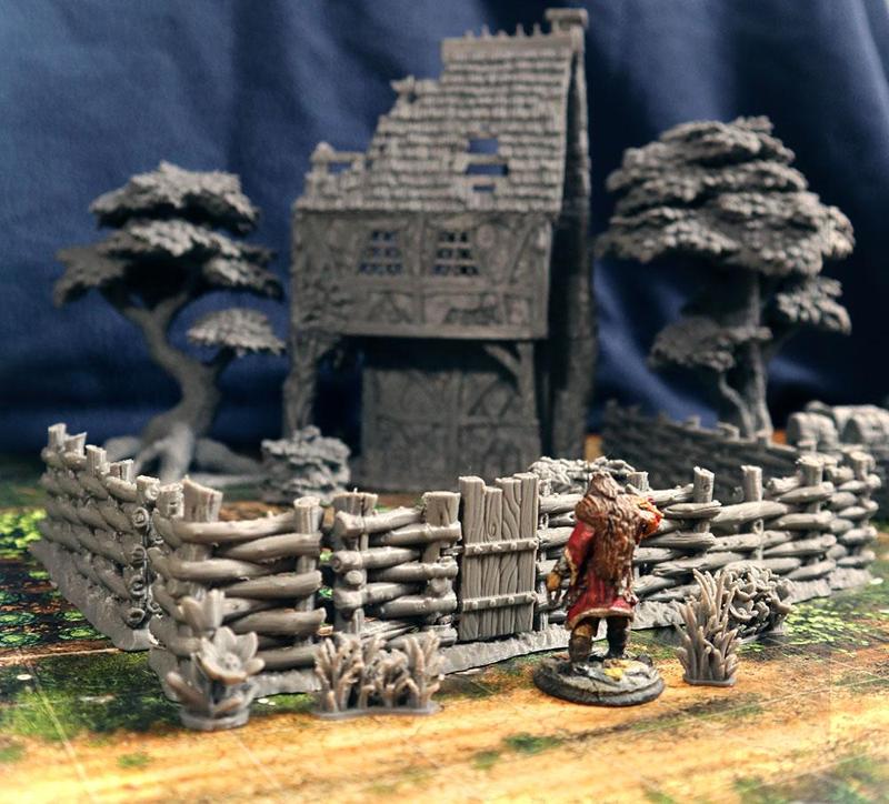 Wooden and Stone Fences