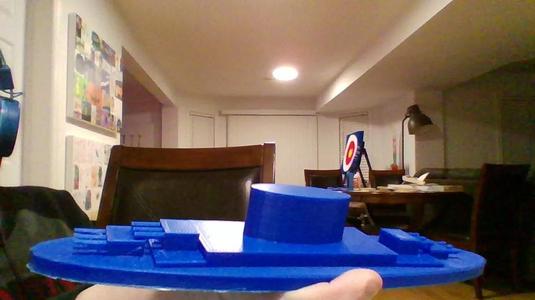 low poly battle ship   