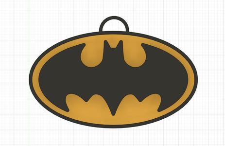Batman multicolor keychain