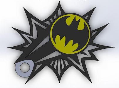 keychain Batsignal Batman key ring