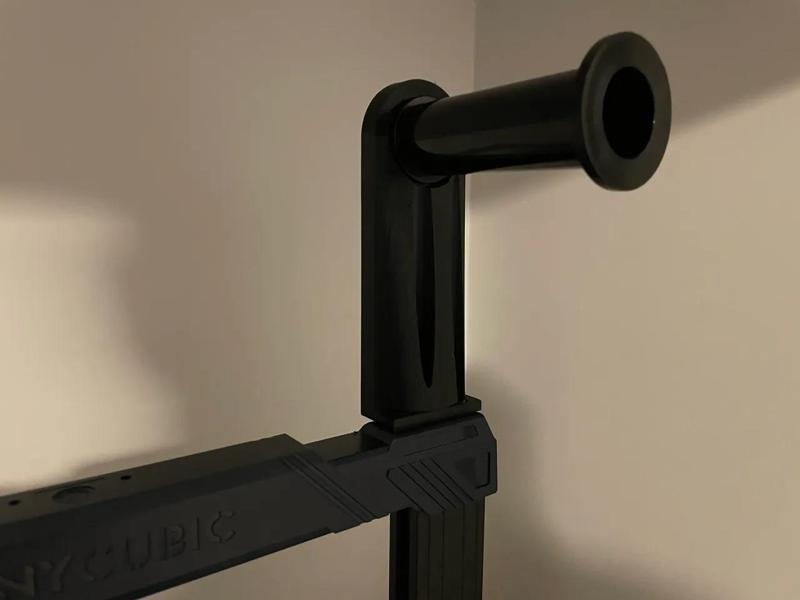 Reinforced top mount filament spool holder   