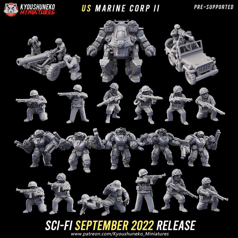 September 2022 Sci-Fi Release - USMC Army