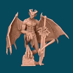 Gargoyle, a stone warrior