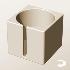 CS96-95-S Slotted Modular Stacking Storage Boxes Bins | Printable Objects - Infinite Containers | stl file for 3d printing