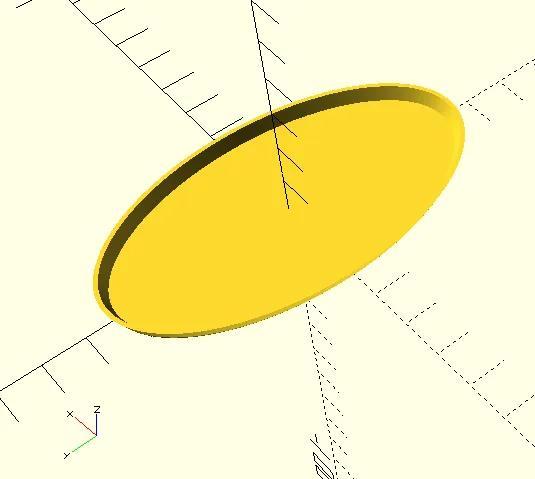 Oval miniature bases (parametric)   