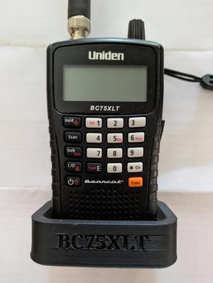 Desk stand for Bearcat 75XLT scanner   