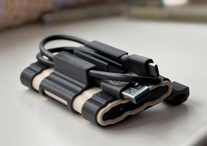 Samsung T7 Shield Cable Holder   