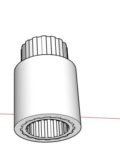 Luva fixação registro Deca Izy (faucet)