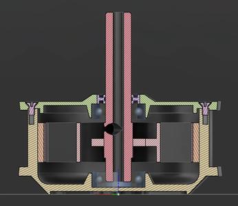 131mm electric hoverboard motor   