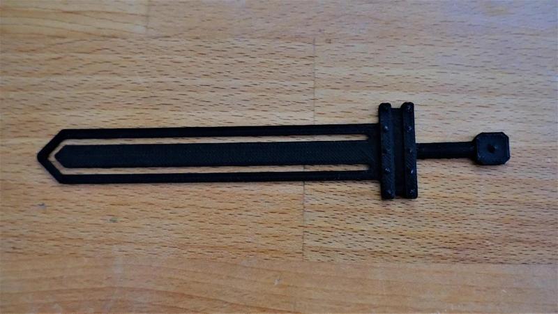 Berserk Hawk Raider Sword Bookmark   