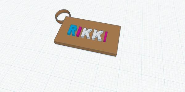 Rikki key chain   