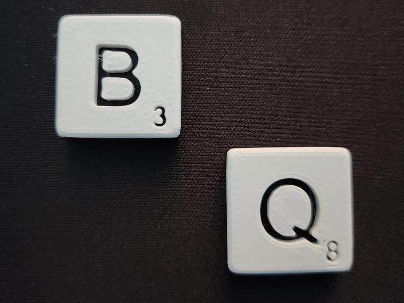 2x2 scrabble letters - French edition   