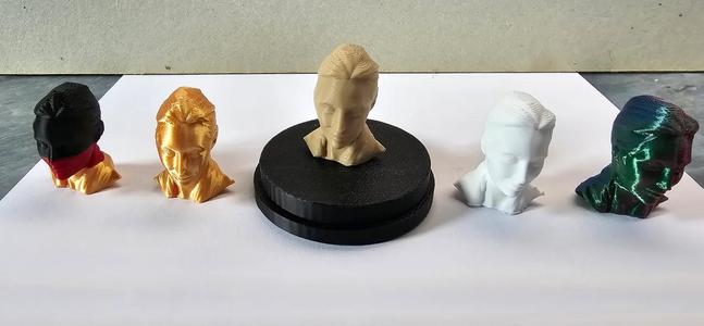 Alice Weidel Bueste normal  und in Voronoi   