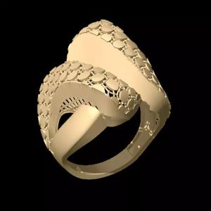 Women Chiseled Ring 5