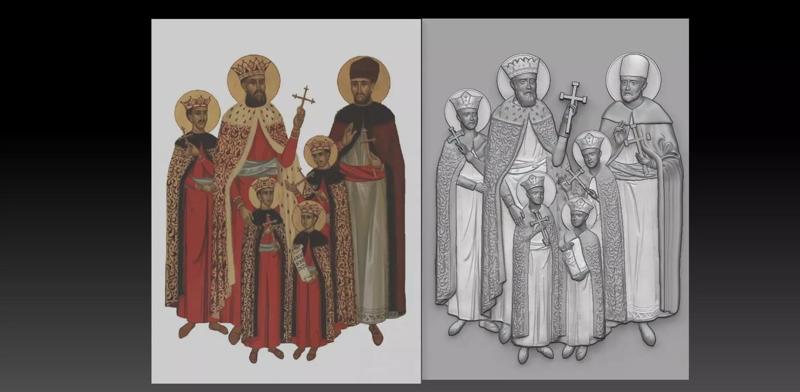 icon HOLY BRANCOVEANU MARTYRS ROMANIAN ORTHODOX