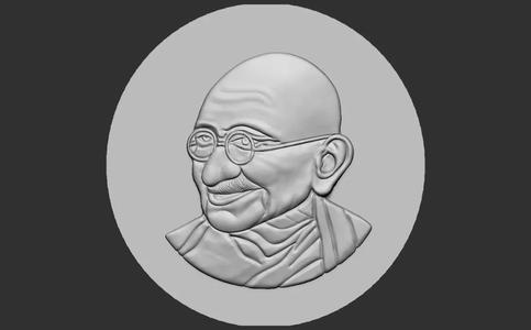 mahatma gandhi stl