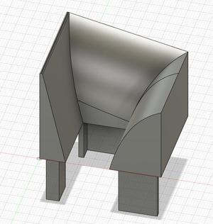 roller shutter inlet funnel