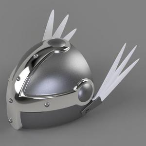 Angewomon Digimon Inspired helmet cosplay