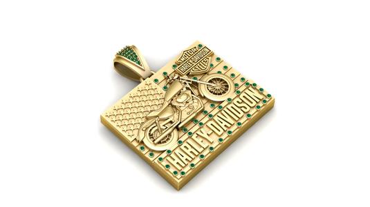Bike Pendant 3D Printable Model