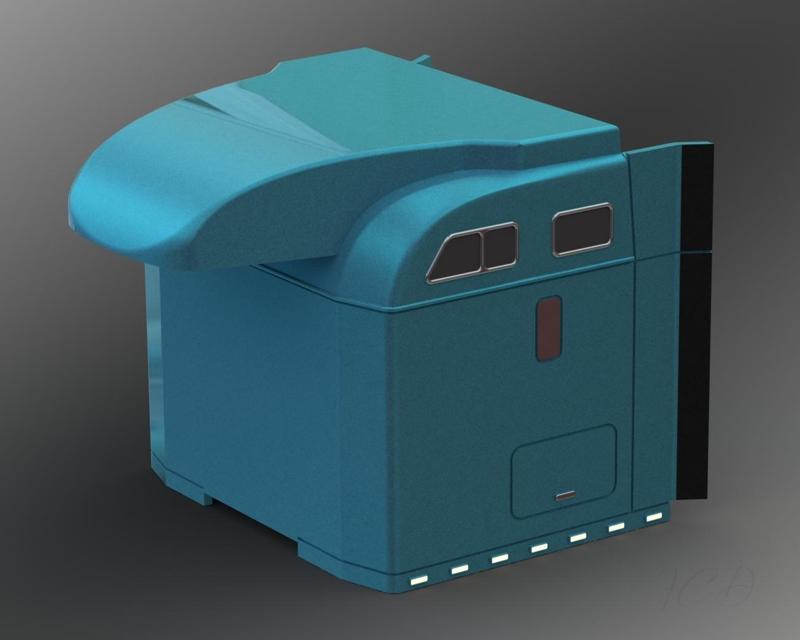 1/32 scale International type cabin