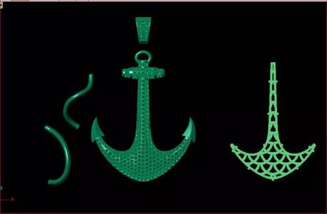 Anchor Pendants Diamond Mat day Mo Neo
