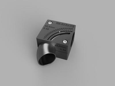 Pipe elbow sawing aid 42.4mm R48 1 1/4" inch type 3 DN32 elbow welding elbow cutting aid