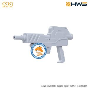 144WS-003AM Beam Carbine (Short Muzzle). Custom Option Parts for High Grade Model Kits.