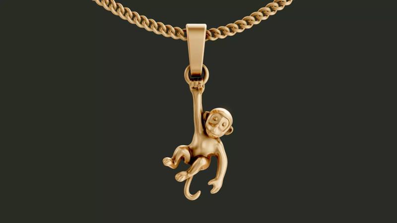 Monkey Pendant