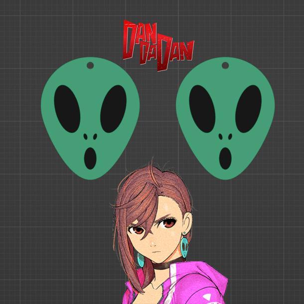 Ayase Momo Alien Earrings - DanDaDan