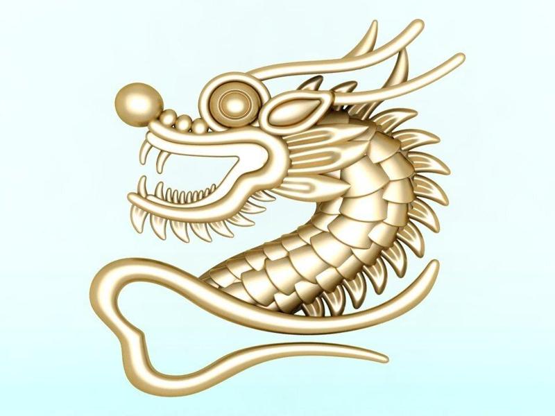 Dragon for jewelry - Dragon for ring - Dragon for pendant - N1157