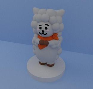 Rj plush mascot - BTS