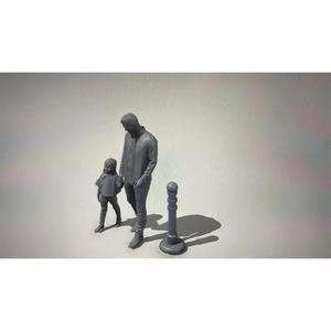 Bollard or Pole for market diorama